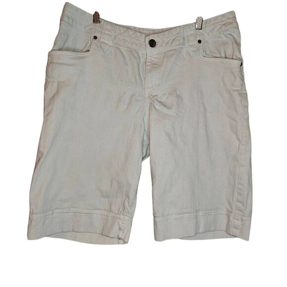 Lane Bryant White Denim Shorts - Picture 1 of 6